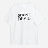 Spring Devil T-shirt - Hvid - soulland - Kul og Koks