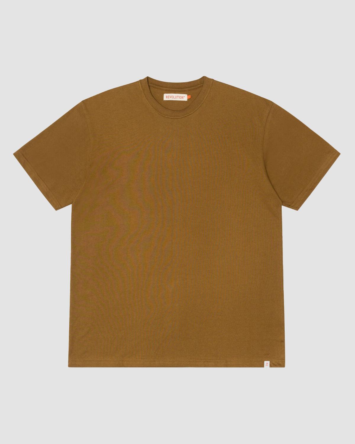 1060 Rev Loose Tee - Light Brown - Revolution - Kul og Koks