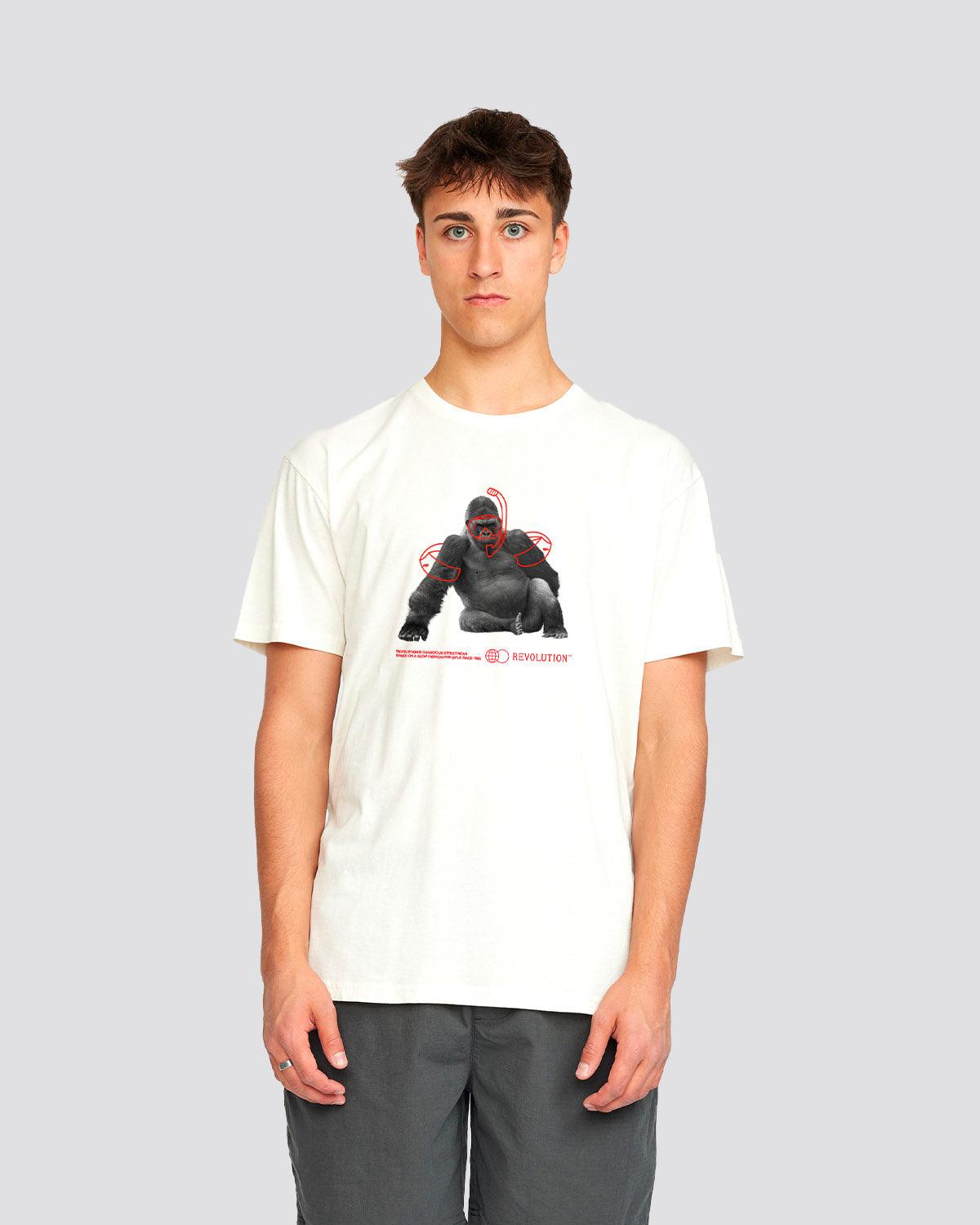1371 Gor T-shirt - Off white - Revolution - Kul og Koks