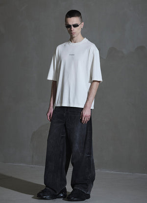 Graphic Oversized Tee - OFF White