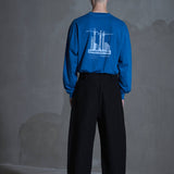 Oversized Canvas Trousers - Antracite Black
