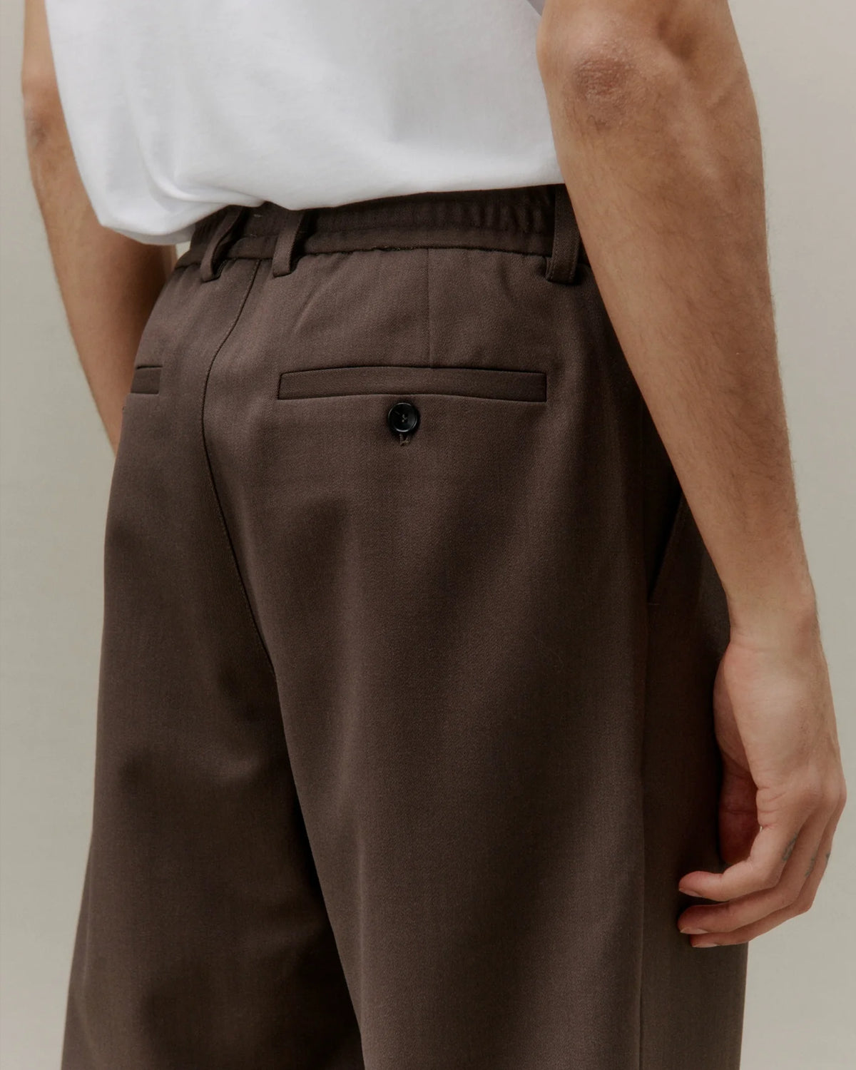 Agency 3486 Pants - Dark Brown Melange