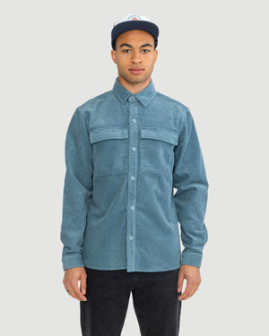 3776 Utility Shirt - Dust Blue - Revolution - Kul og Koks