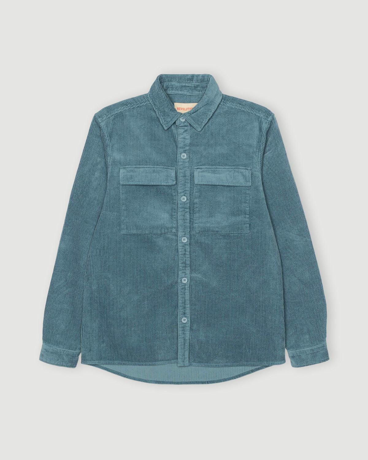 3776 Utility Shirt - Dust Blue - Revolution - Kul og Koks