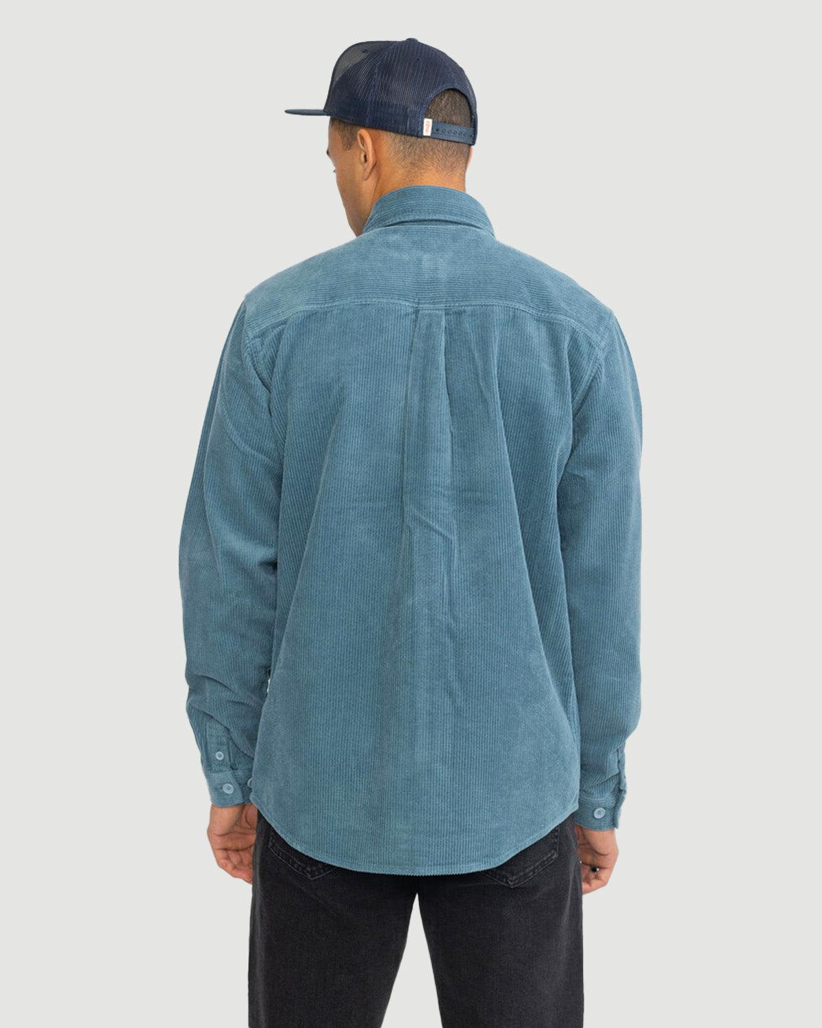 3776 Utility Shirt - Dust Blue - Revolution - Kul og Koks