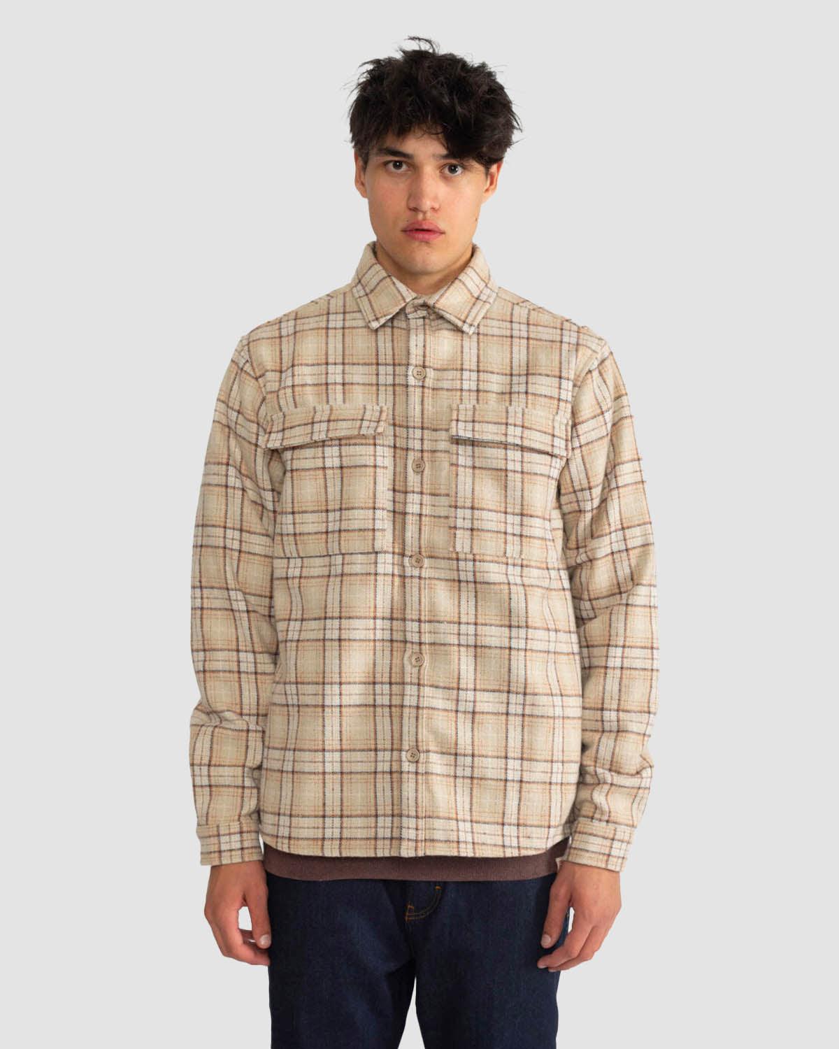 3961 Utility Overshirt - Offwhite - Revolution - Kul og Koks