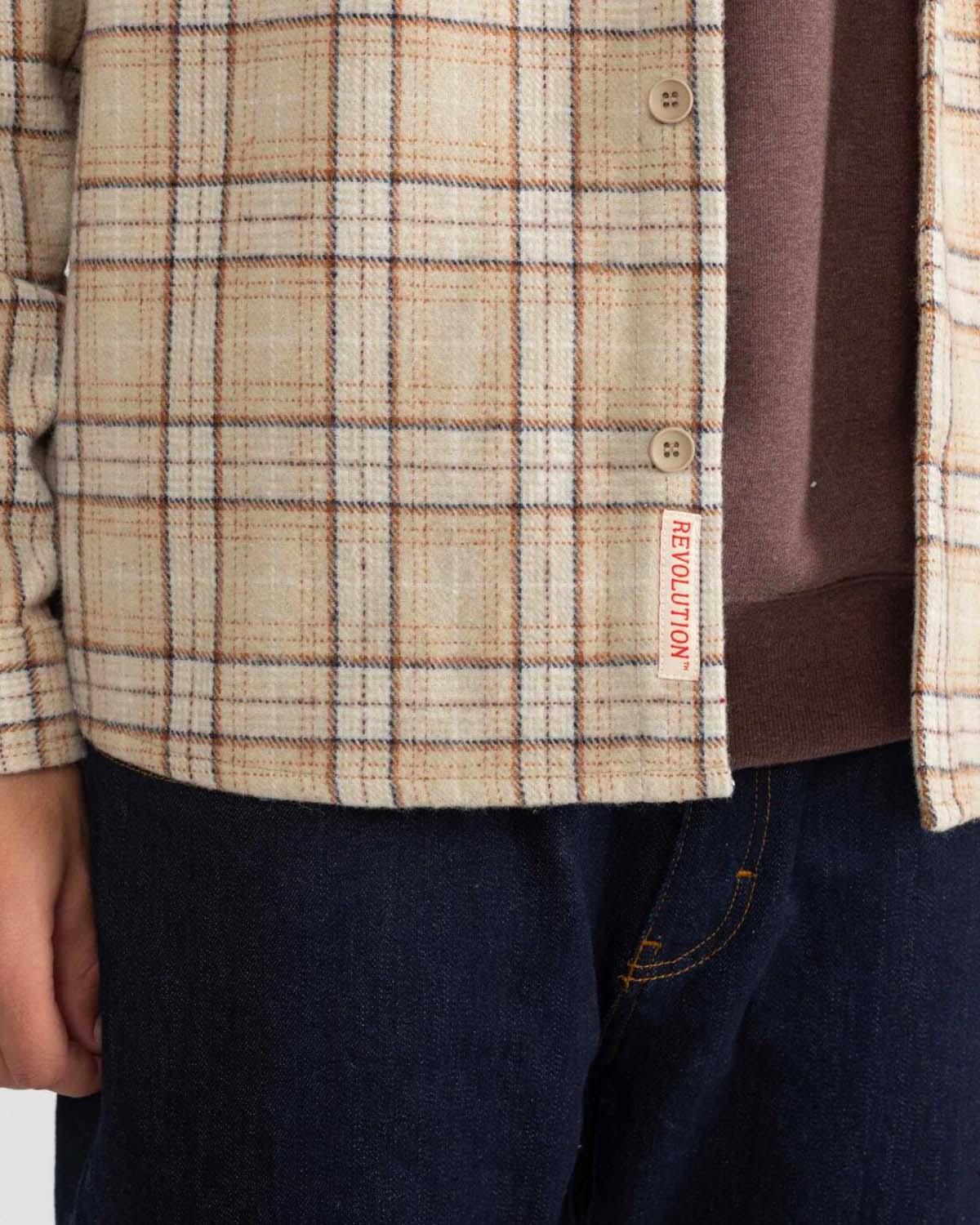 3961 Utility Overshirt - Offwhite - Revolution - Kul og Koks