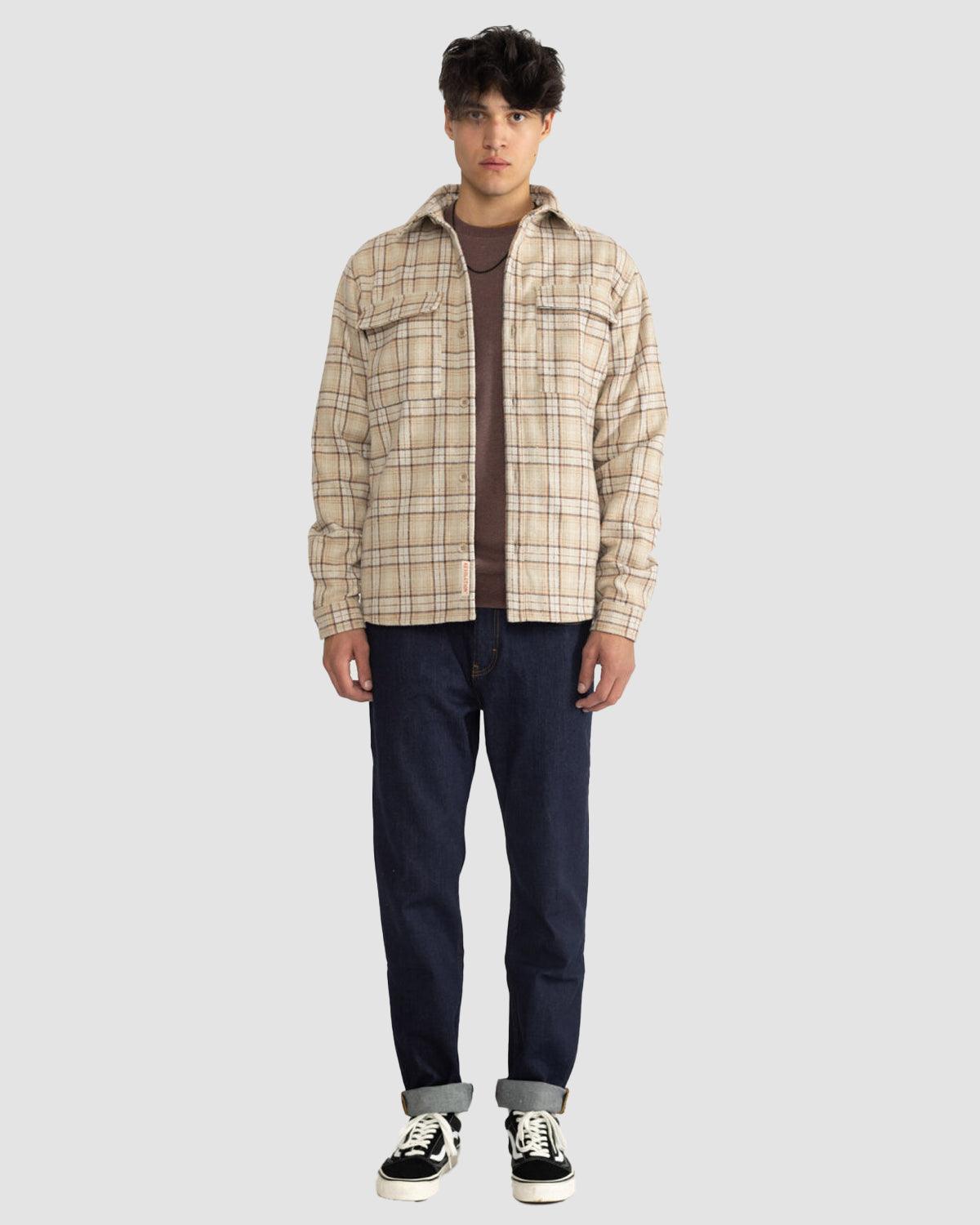 3961 Utility Overshirt - Offwhite - Revolution - Kul og Koks