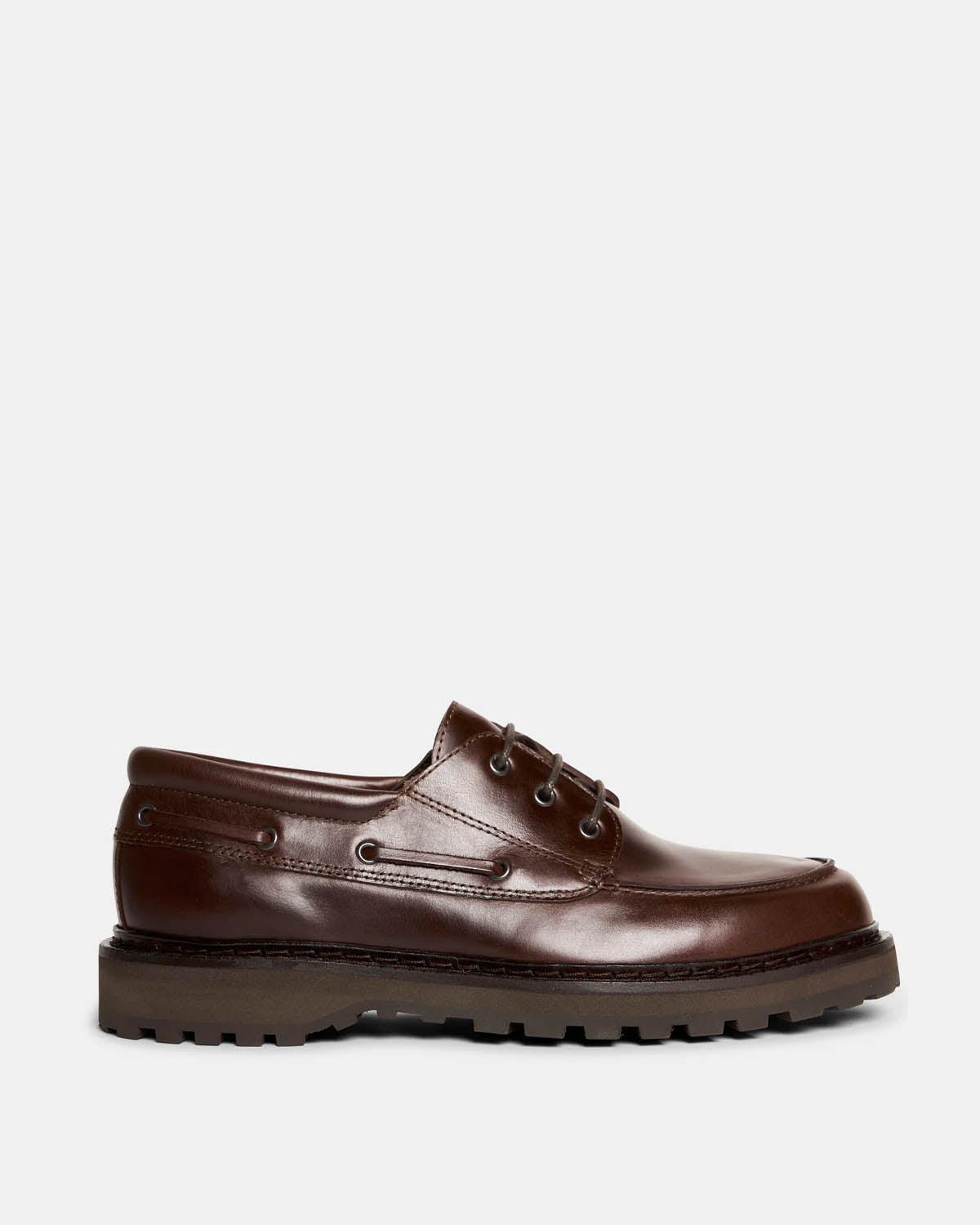 50801 Boat Shoes - Brown - AHLER - Kul og Koks