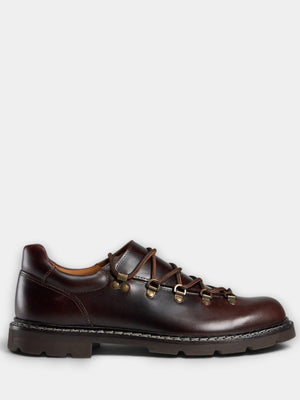 Hiking Derby Shoe - Dark Brown