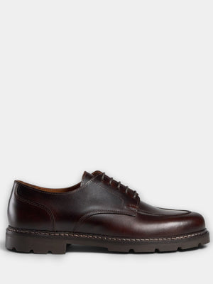 Chunky Derby Shoes - Dark Brown
