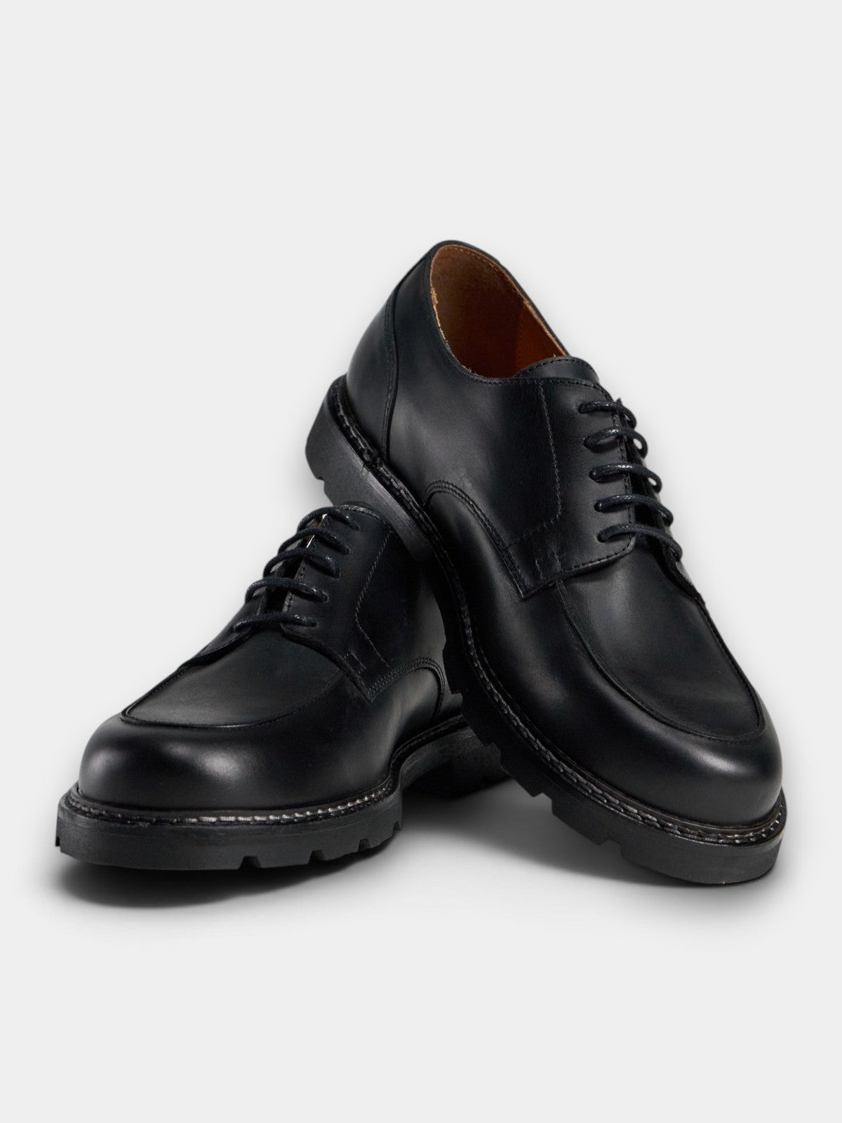 Chunky Derby Shoes - Black