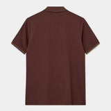 Harvey SS Polo - Bitter Chocolate