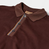 Harvey SS Polo - Bitter Chocolate