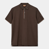 Harvey SS Polo - Chocolate Brown