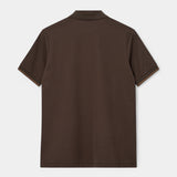 Harvey SS Polo - Chocolate Brown