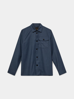Nole Serge Overshirt - Vintage Indigo