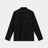 Nole Serge Overshirt - Sort