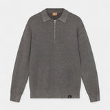 Royce Zip Polo - Light Grey