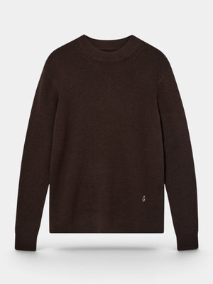 Kyle Crewneck Knit - Black Coffee