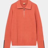 Porter Quarter Knit - Orange