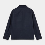 Jacob Soft Overshirt - Navy Pin