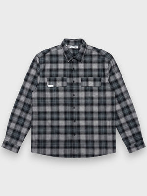 Flannel Shirt - Black/Grey