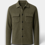 Austin Knit Overshirt - Grape Leaf