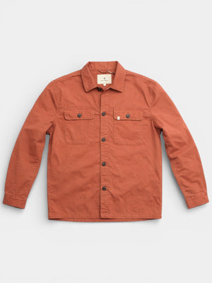 Pontus Teo Overshirt – Copper Brown
