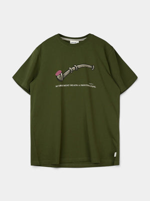 Lakridspibe Tee - Rifle Green