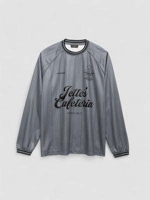 Logo Football LS T-shirt - Mist Grey