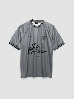 Logo Football SS T-shirt - Mist Grey