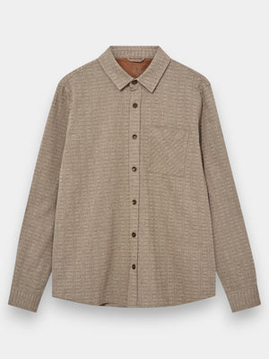 Tommy Jacquard Shirt - Brindle