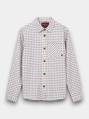 David Spring Shirt - Ecru Check
