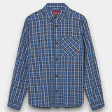 David Spring Shirt - Indigo Check