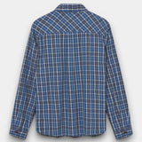 David Spring Shirt - Indigo Check