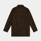 Barkley Wool Coat - Slate Black