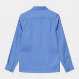 Theo Linen Shirt - Silver Lake Blue