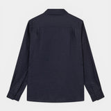 Theo Linen Shirt - Navy