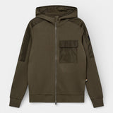 Jayson Zip Hoodie - Grape Leaf