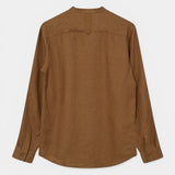 Theo Linen Stand Shirt - Toasted Coconut