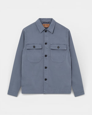 Matteo Soft Overshirt - Flint Stone