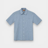 Marlon SS Stripe Shirt - Flint Stone