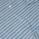 Marlon SS Stripe Shirt - Flint Stone