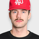 Baseball Cap - Red Needlepunch