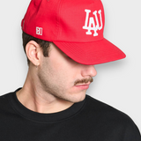 Baseball Cap - Red Needlepunch