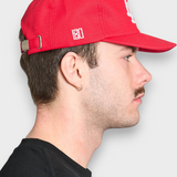 Baseball Cap - Red Needlepunch