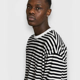 Patch LS Tee - Striped