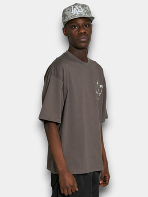 Safety Pin Tee - Grey