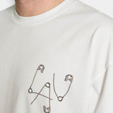Safety Pin Tee - White